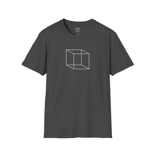 3d Cube - Unisex Softstyle T-Shirt