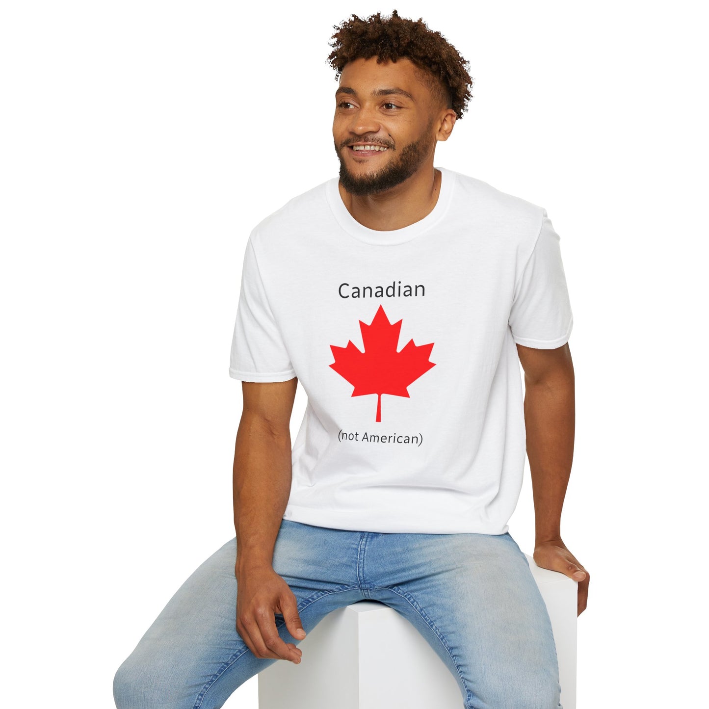 Canadian (not American) - Unisex Softstyle T-Shirt