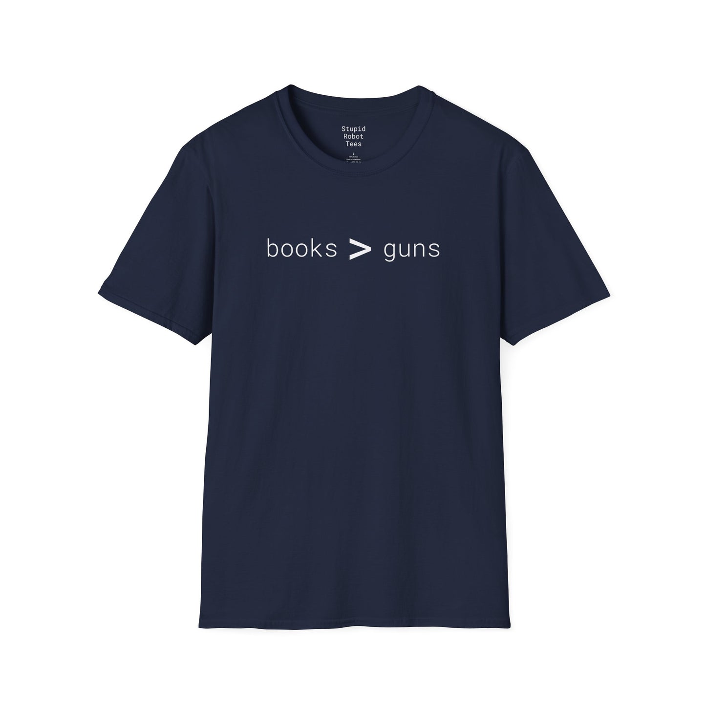 books > guns - Unisex Softstyle T-Shirt