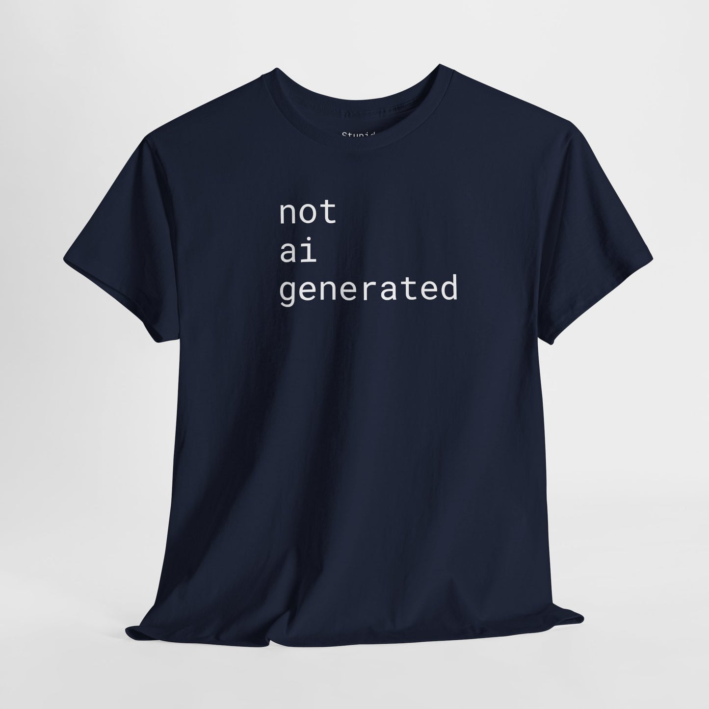 not ai generated - Unisex Heavy Cotton T-Shirt