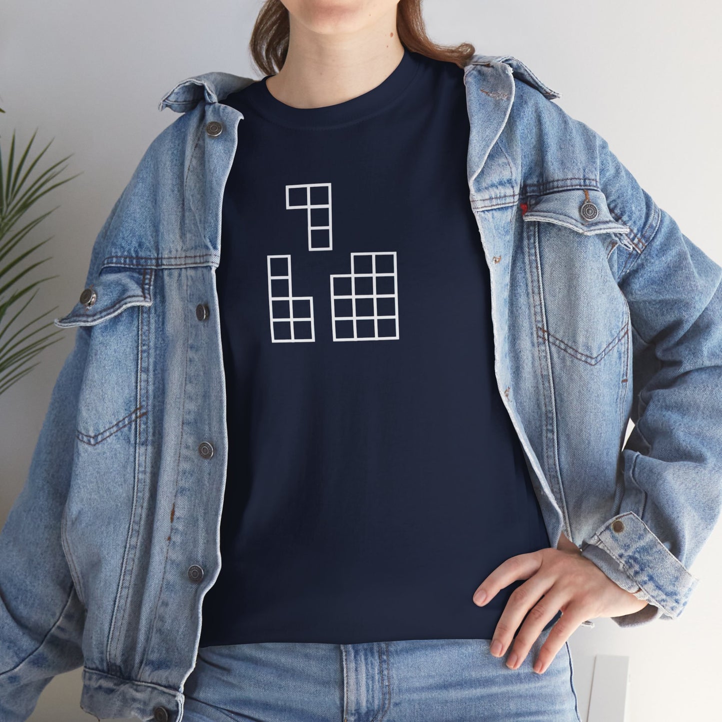 Tetris L - Unisex Heavy Cotton T-Shirt