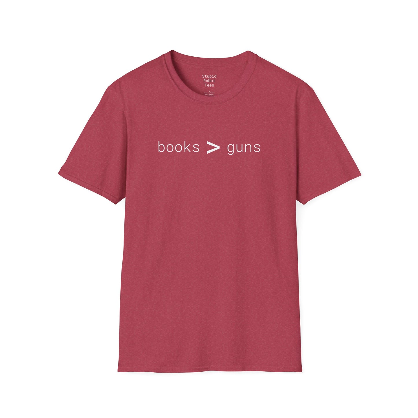 books > guns - Unisex Softstyle T-Shirt