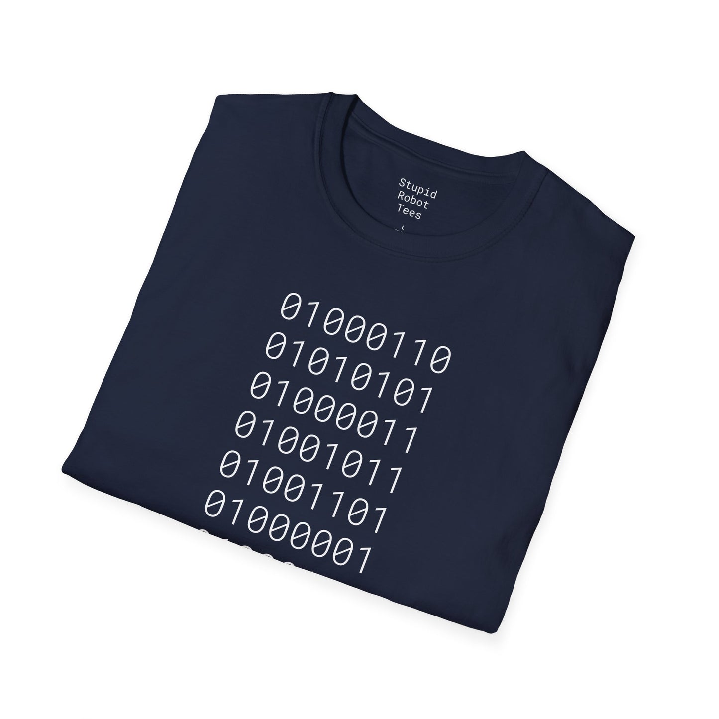 FUCK MAGA (binary) - Unisex Softstyle T-Shirt
