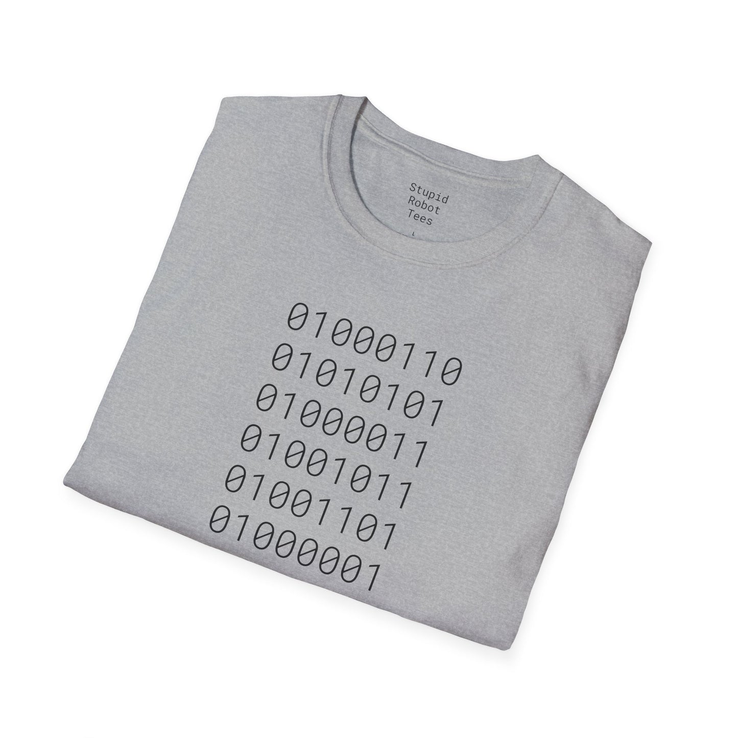 FUCK MAGA (binary) - Unisex Softstyle T-Shirt