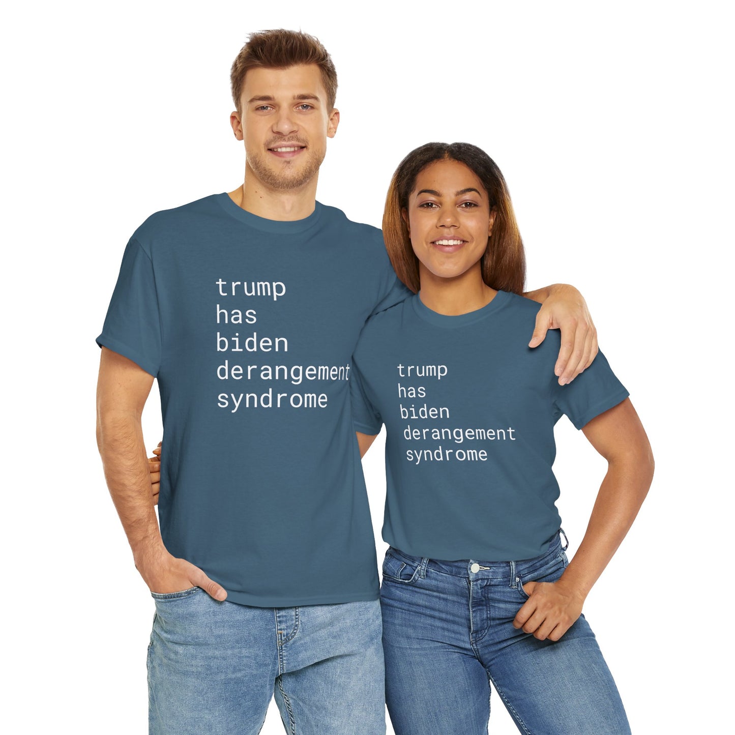trump has biden derangement syndrome - Unisex Heavy Cotton T-Shirt
