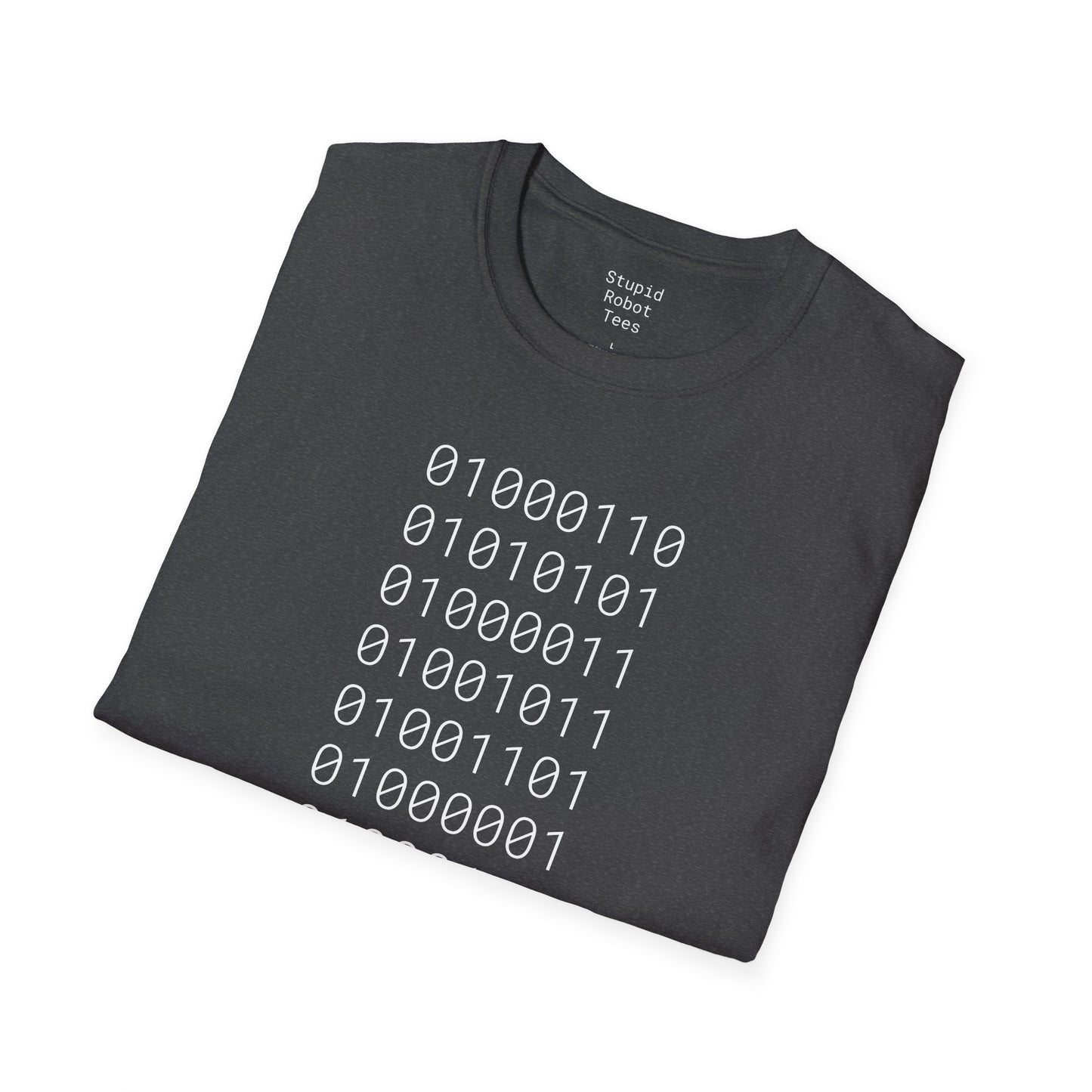 FUCK MAGA (binary) - Unisex Softstyle T-Shirt
