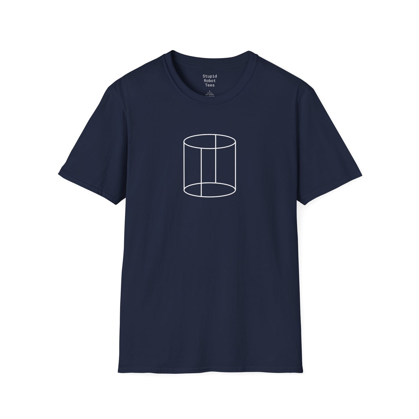 3d Cylinder - Unisex Softstyle T-Shirt