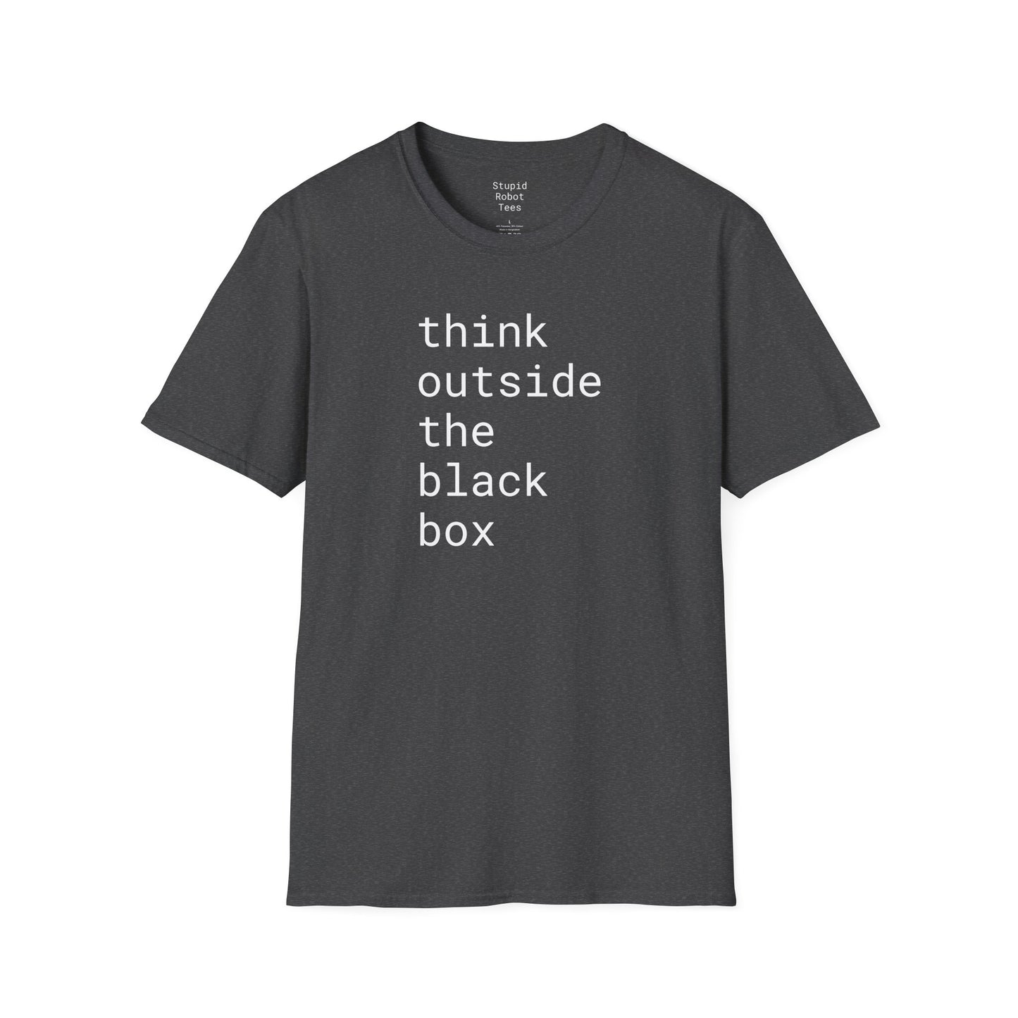 think outside the black box - Unisex Softstyle T-Shirt