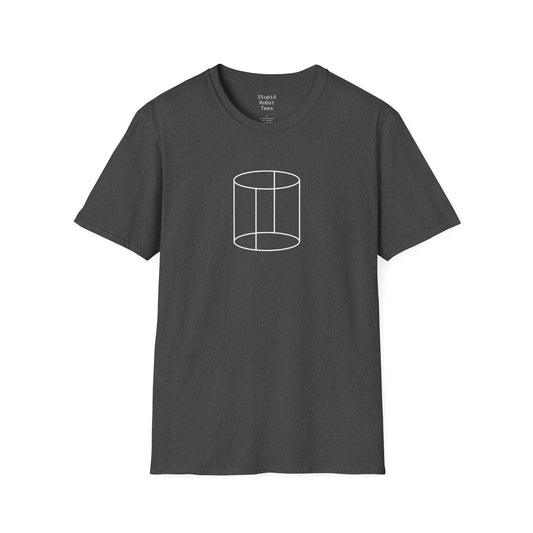 3d Cylinder - Unisex Softstyle T-Shirt