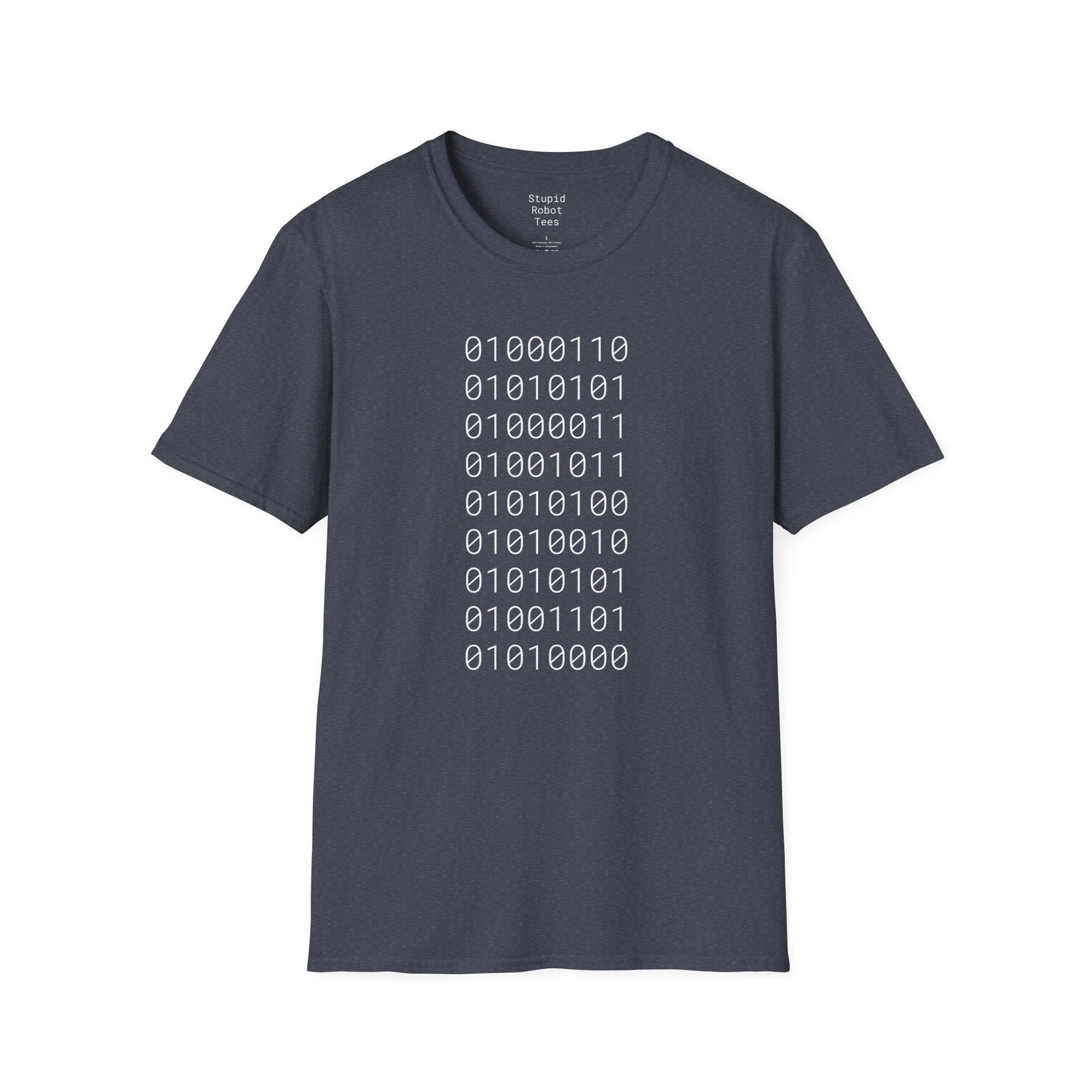 FUCK TRUMP (binary) - Unisex Softstyle T-Shirt
