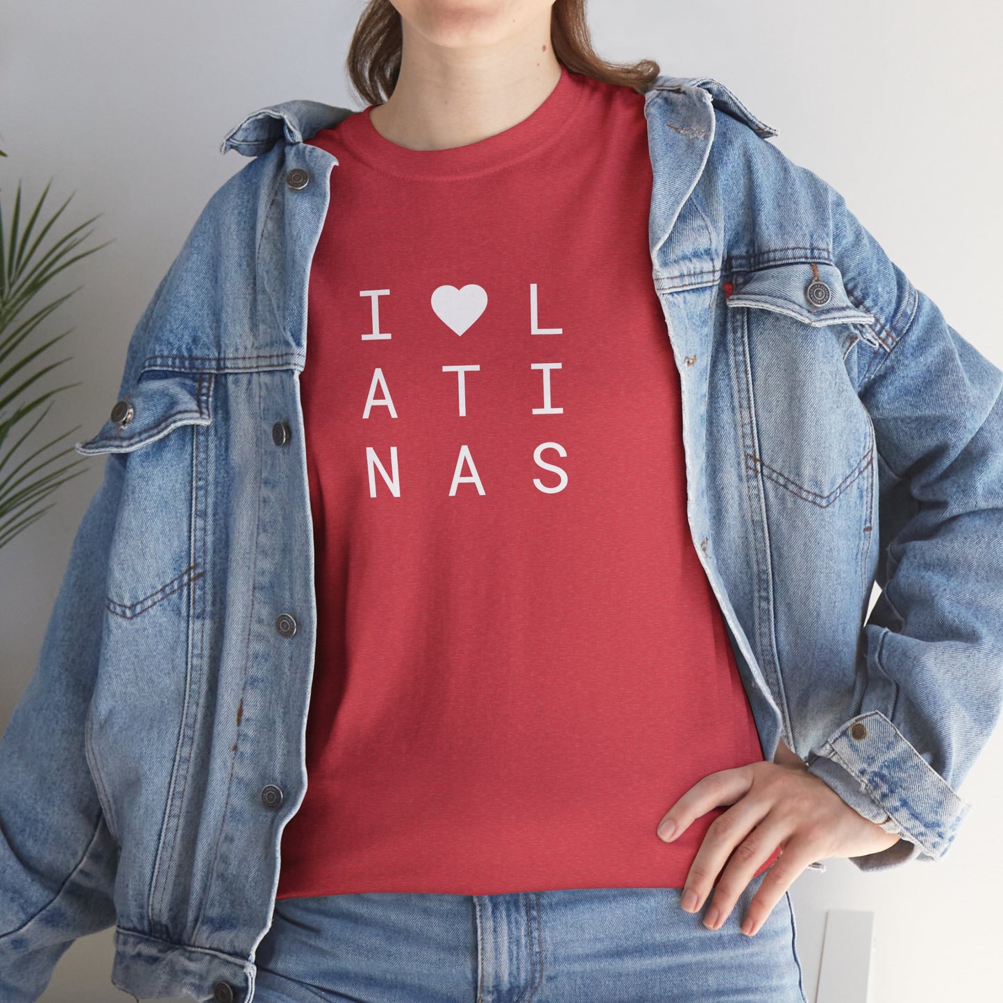 I <heart> LATINAS - Unisex Heavy Cotton T-Shirt
