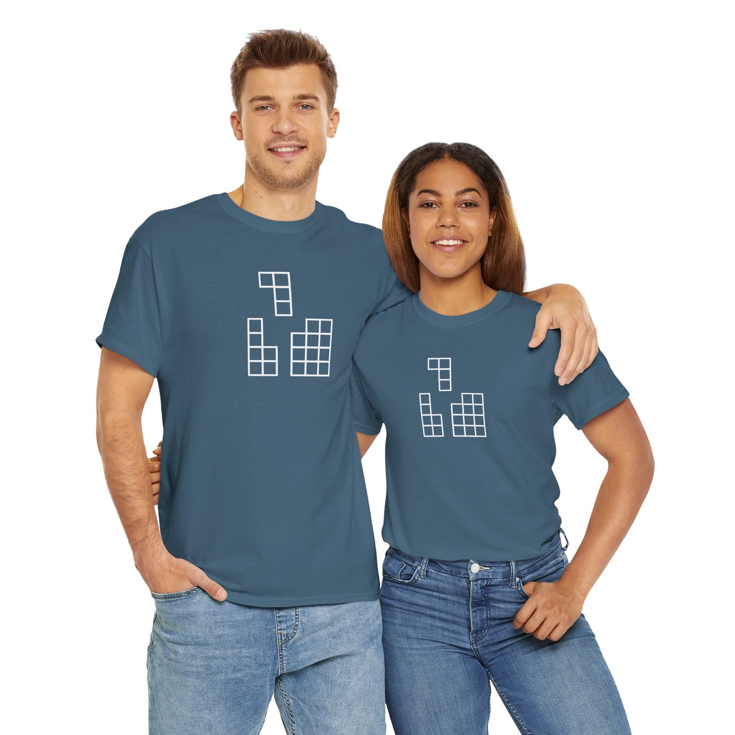 Tetris L - Unisex Heavy Cotton T-Shirt