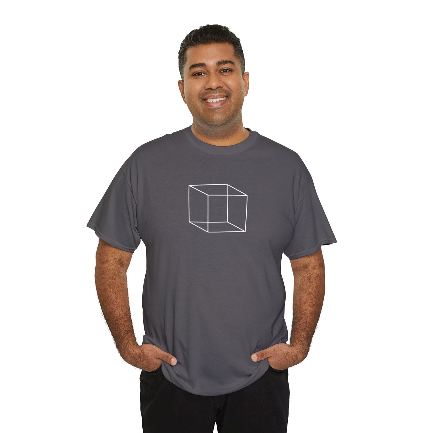 3d Cube - Unisex Heavy Cotton T-Shirt