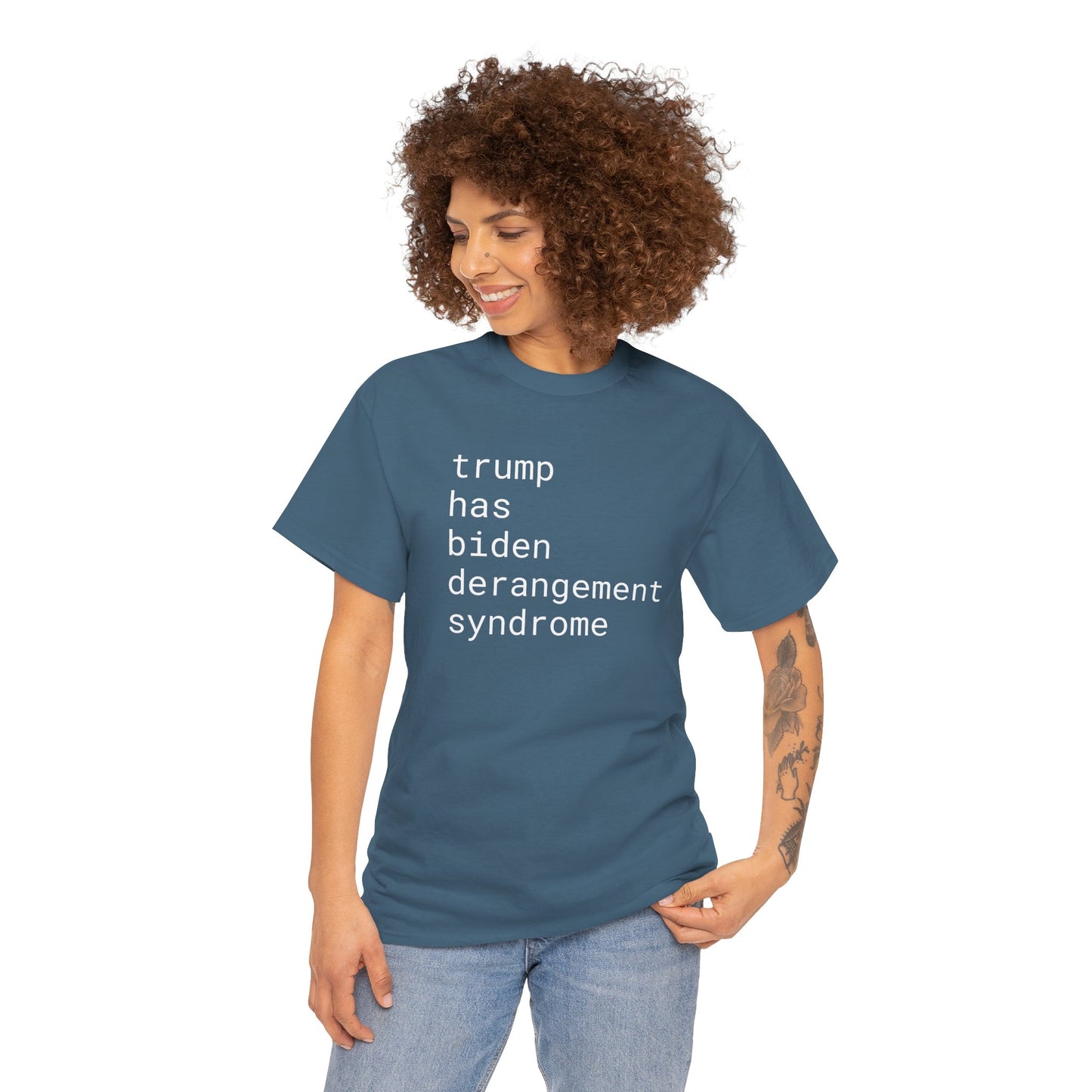 trump has biden derangement syndrome - Unisex Heavy Cotton T-Shirt