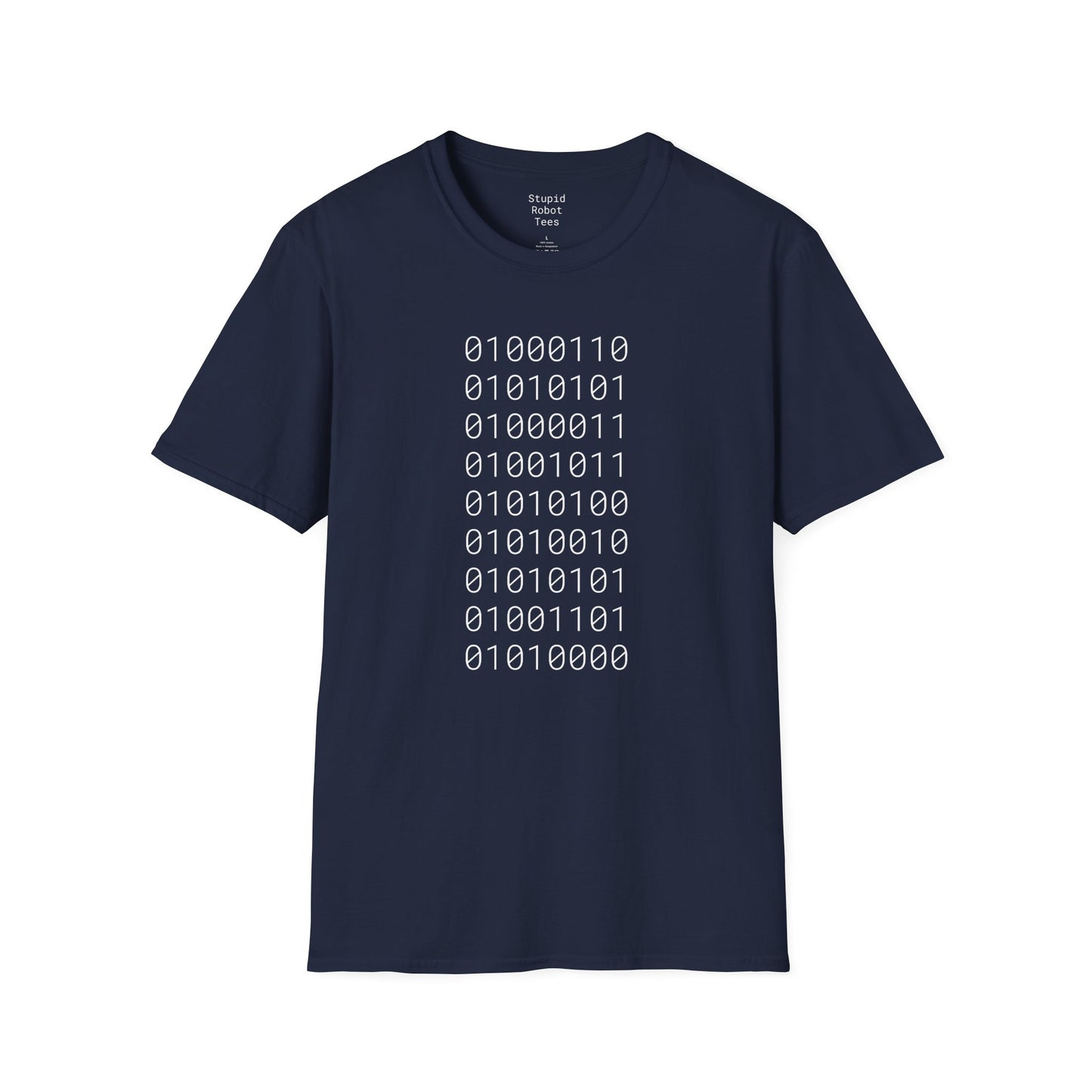 FUCK TRUMP (binary) - Unisex Softstyle T-Shirt