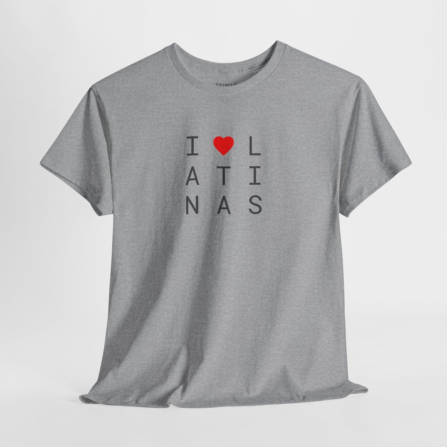 I <heart> LATINAS (2 color) - Unisex Heavy Cotton T-Shirt