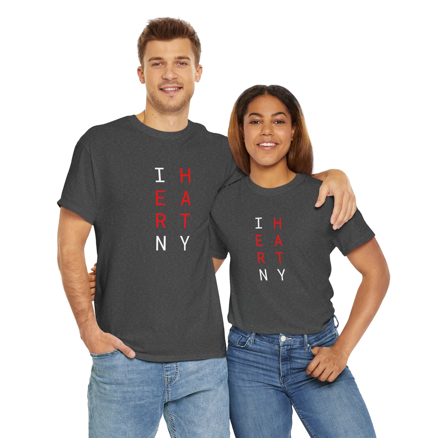 I HEART NY (2 color) - Unisex Heavy Cotton T-Shirt