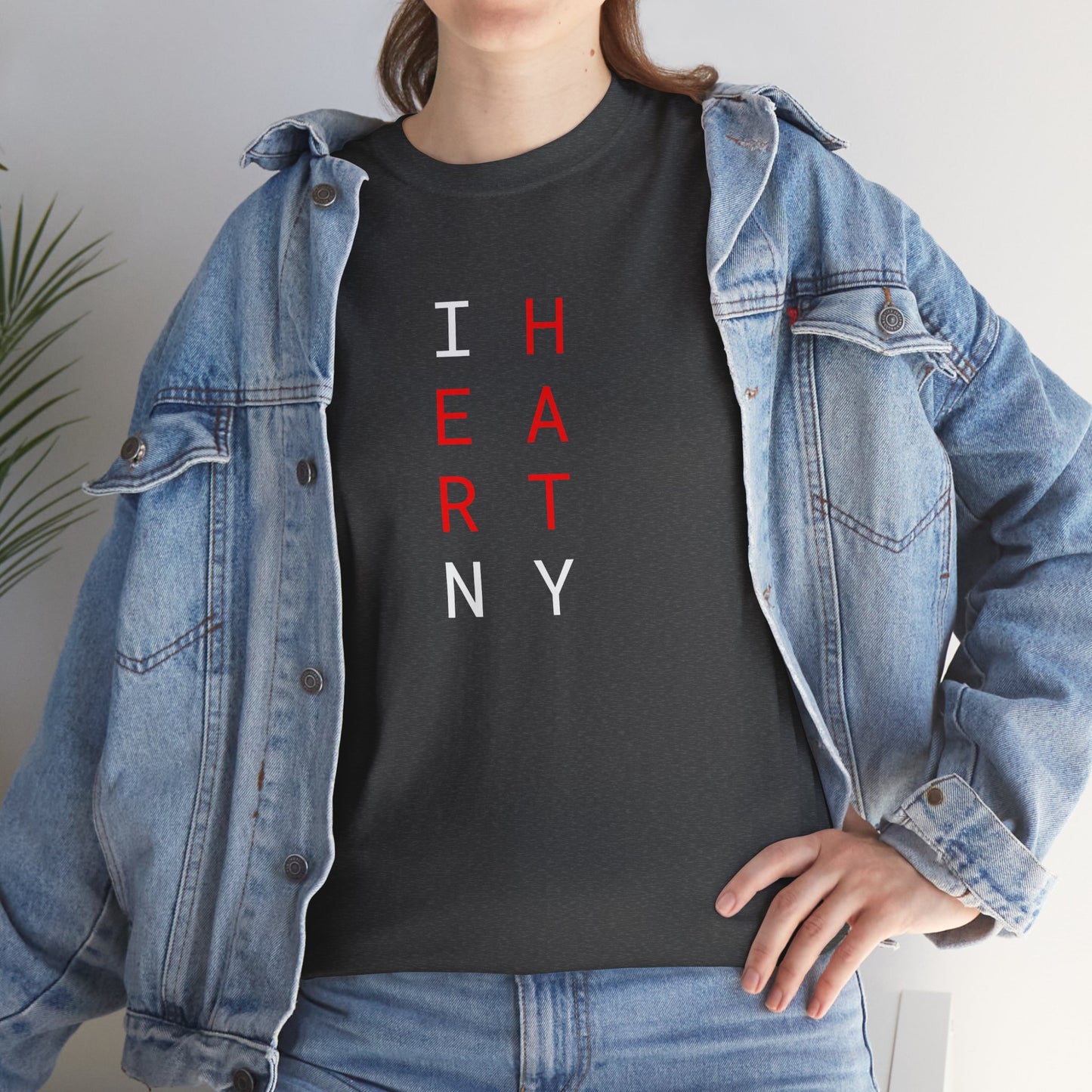 I HEART NY (2 color) - Unisex Heavy Cotton T-Shirt
