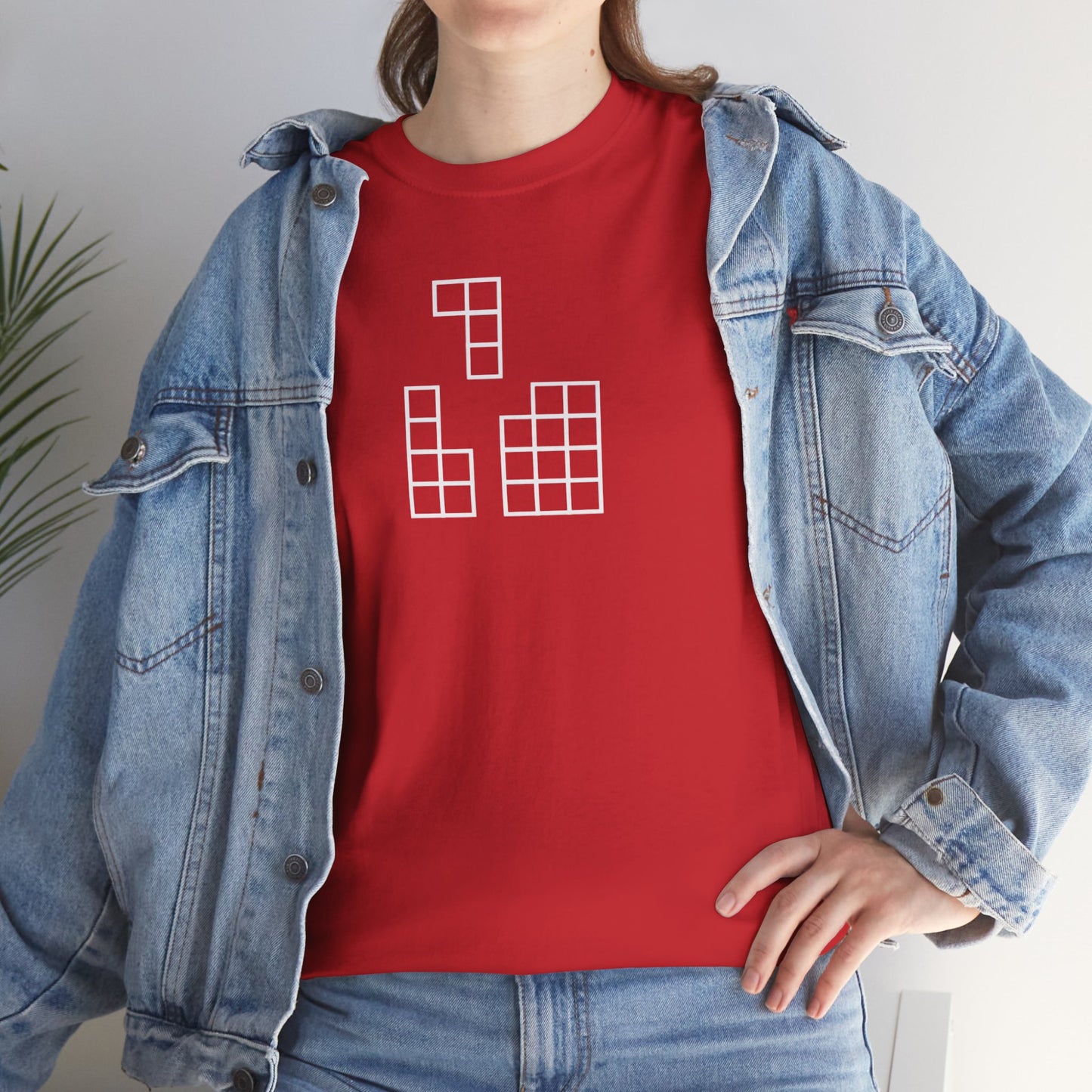 Tetris L - Unisex Heavy Cotton T-Shirt