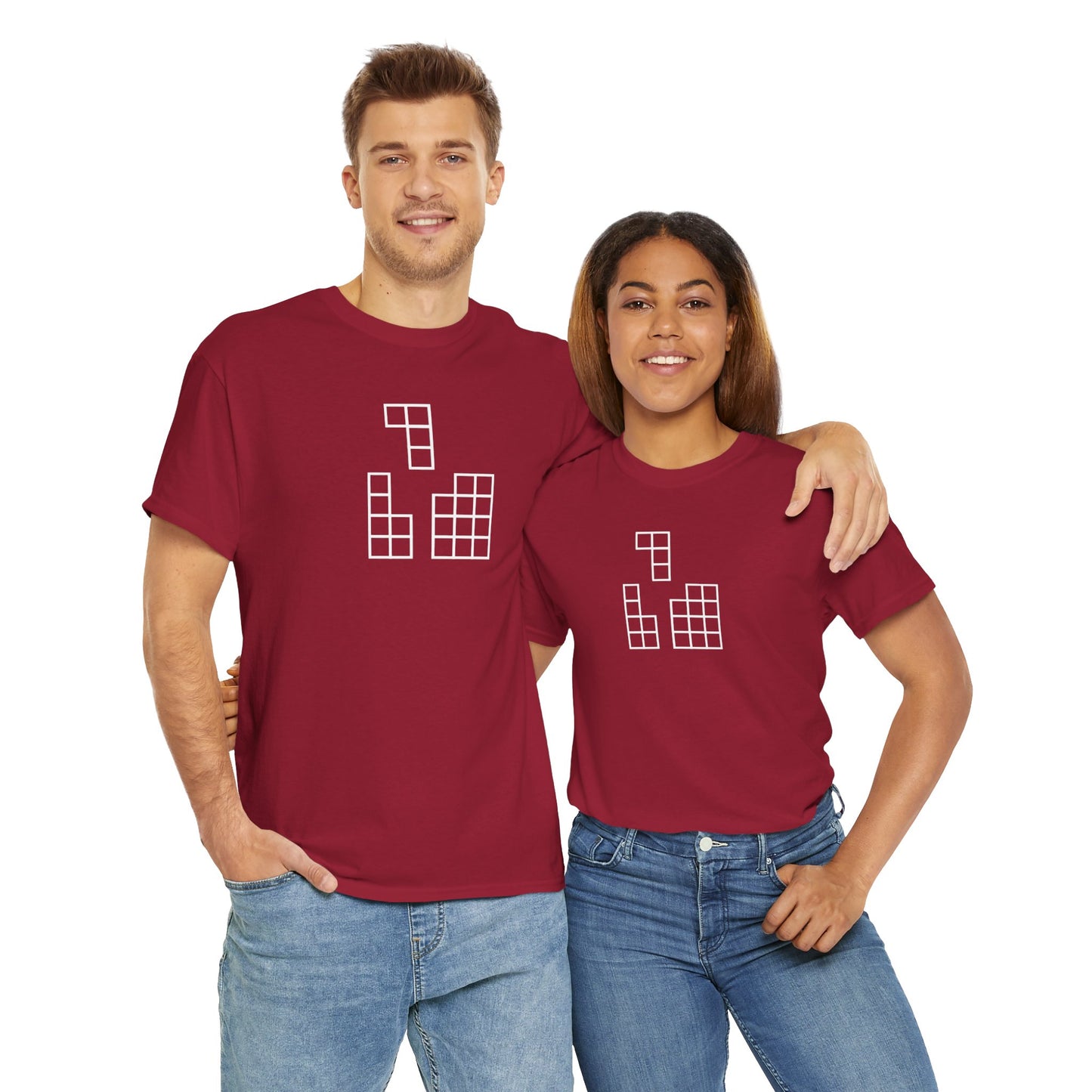 Tetris L - Unisex Heavy Cotton T-Shirt