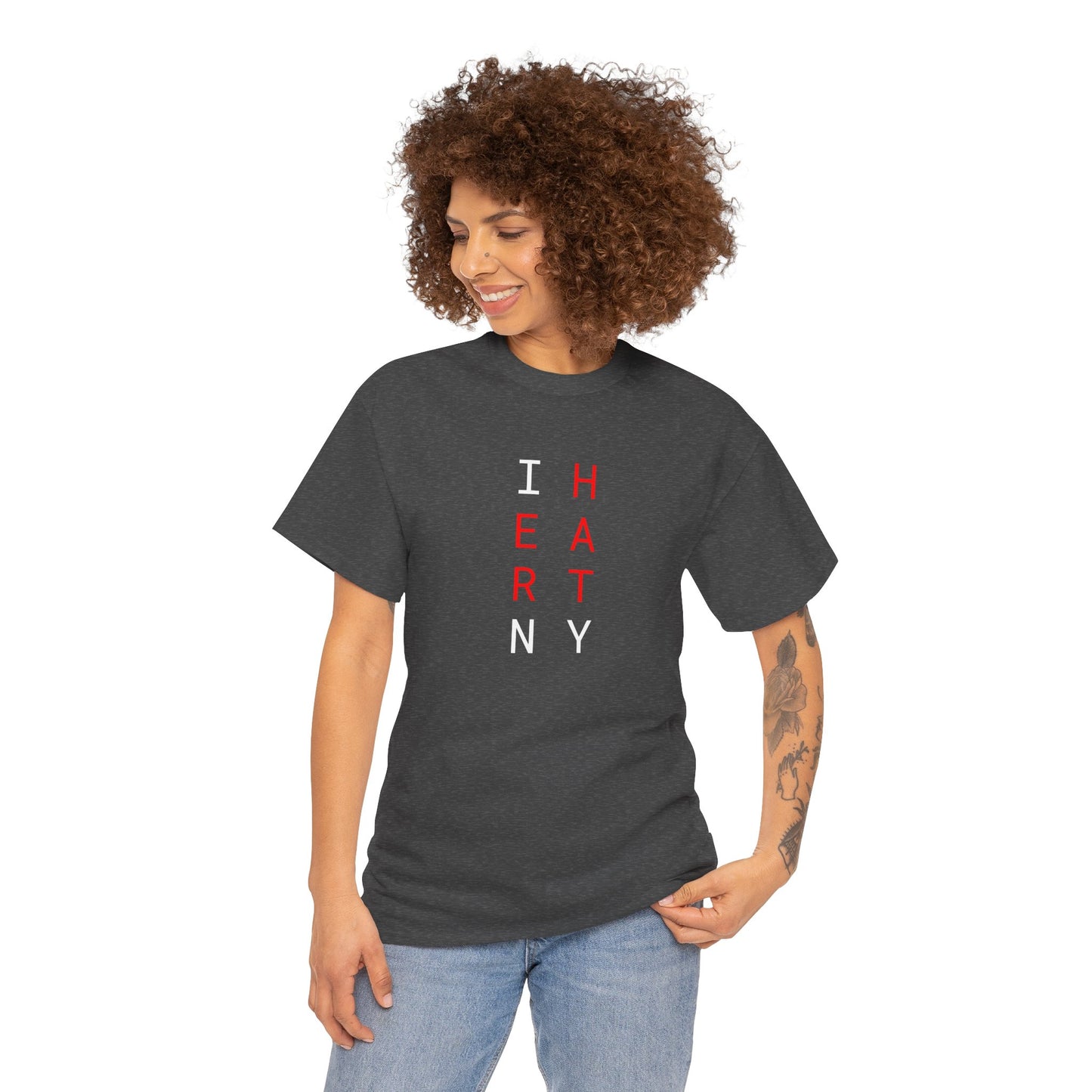 I HEART NY (2 color) - Unisex Heavy Cotton T-Shirt