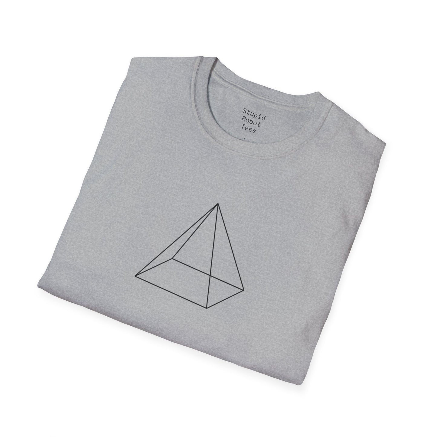 3d Pyramid - Unisex Softstyle T-Shirt