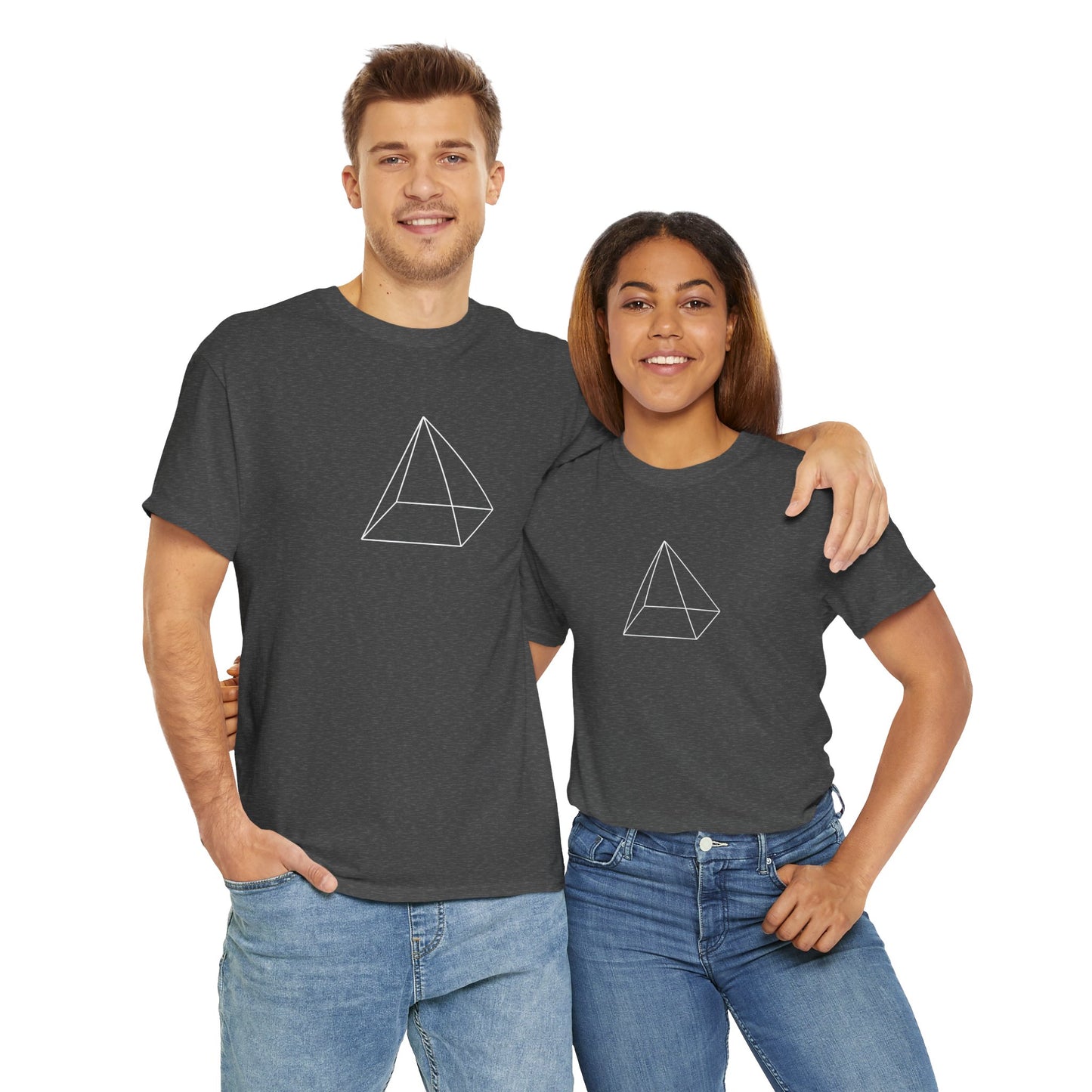 3d Pyramid - Unisex Heavy Cotton T-Shirt