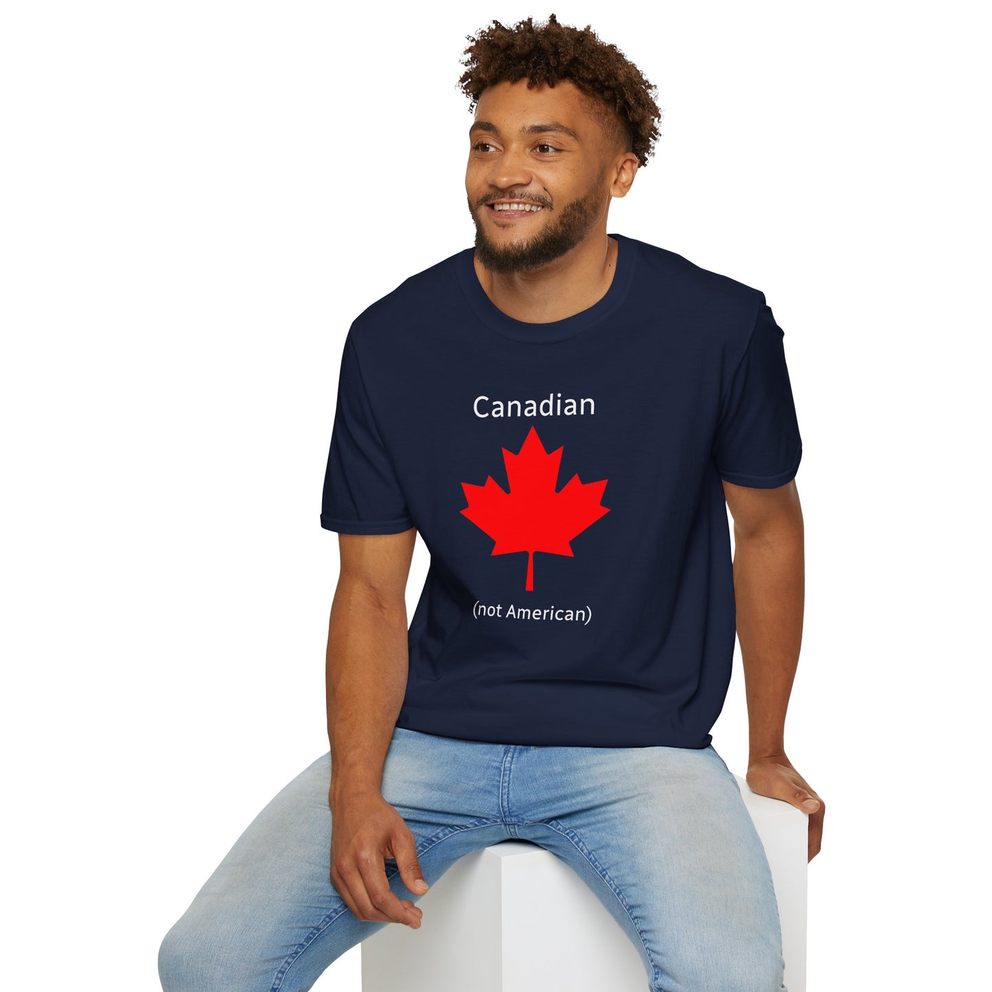 Canadian (not American) - Unisex Softstyle T-Shirt