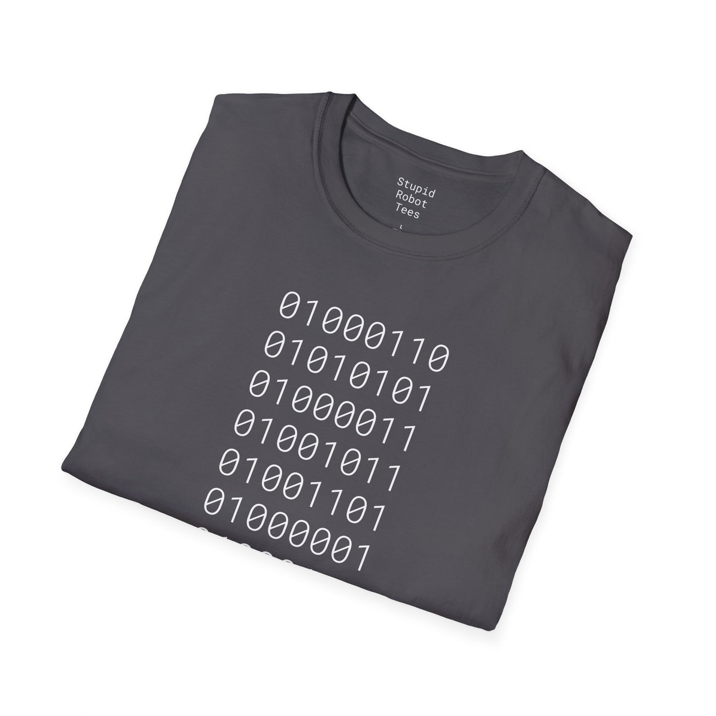 FUCK MAGA (binary) - Unisex Softstyle T-Shirt