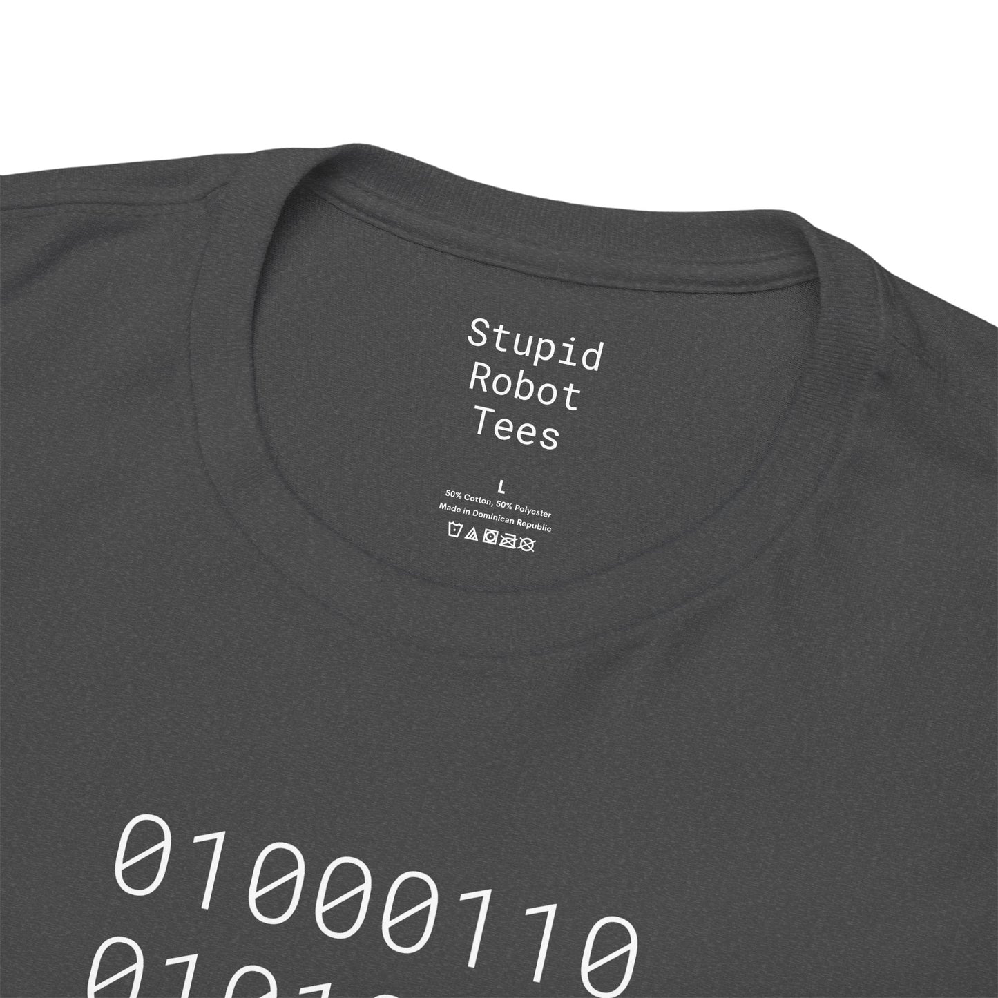 FUCK MAGA (binary) - Unisex Heavy Cotton T-Shirt