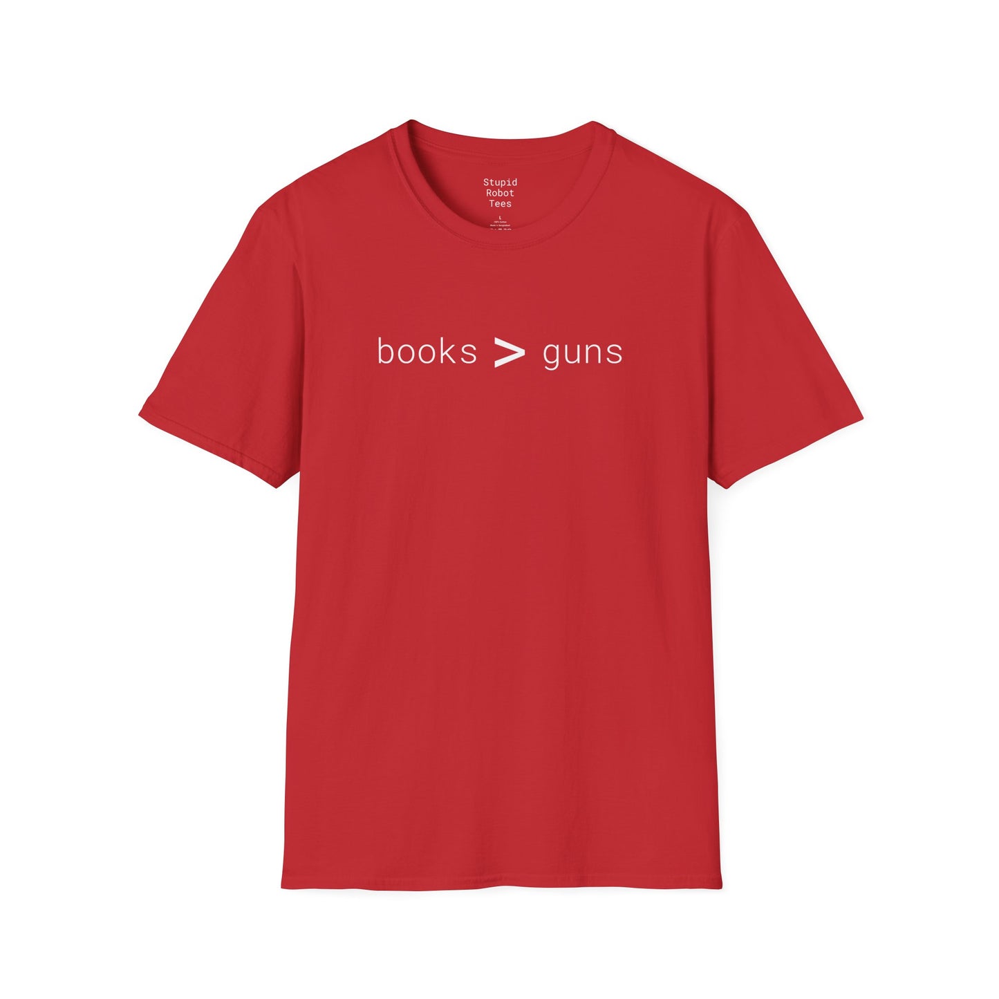 books > guns - Unisex Softstyle T-Shirt