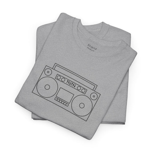 Retro Boombox - Unisex Heavy Cotton T-Shirt