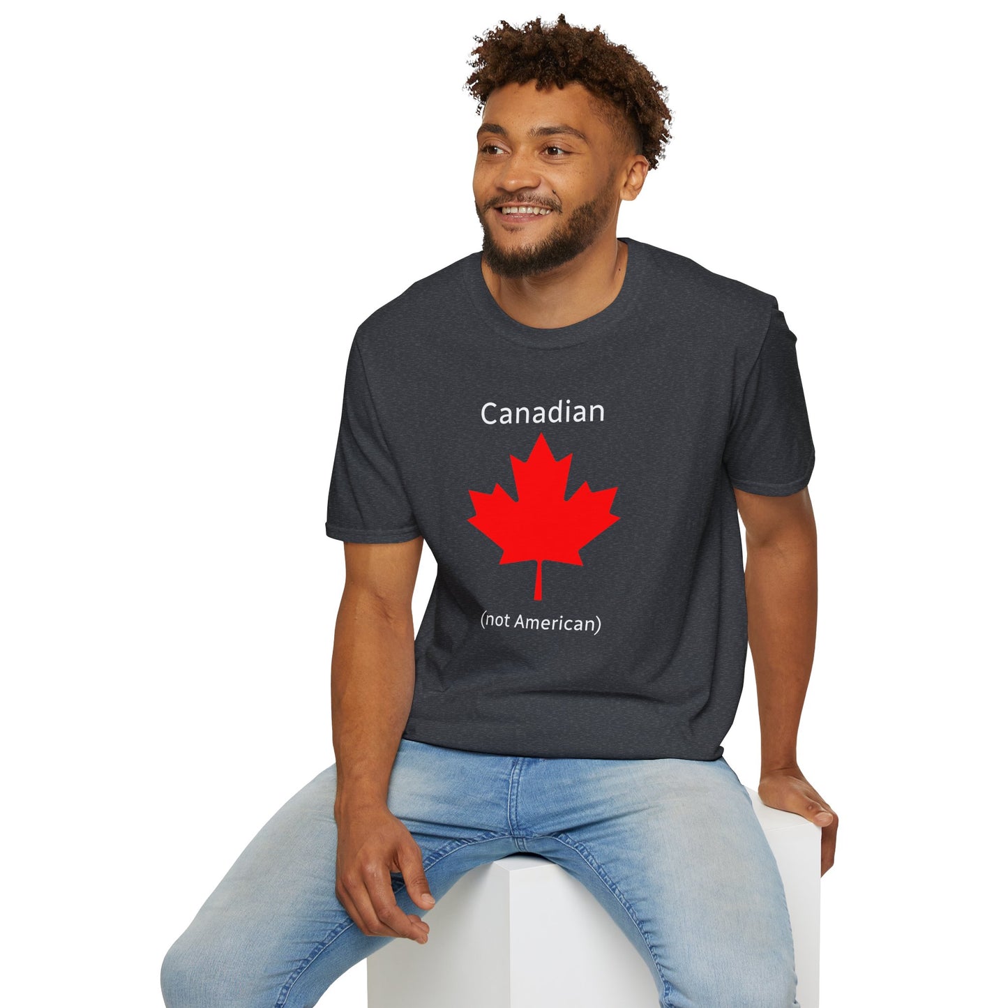 Canadian (not American) - Unisex Softstyle T-Shirt