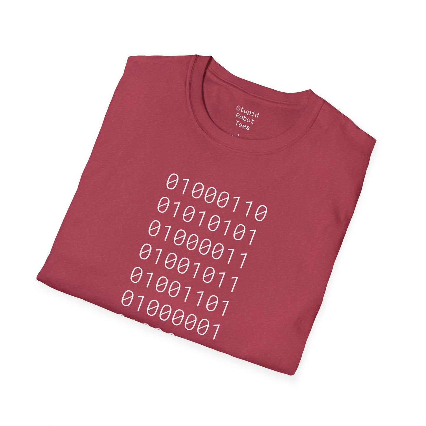 FUCK MAGA (binary) - Unisex Softstyle T-Shirt