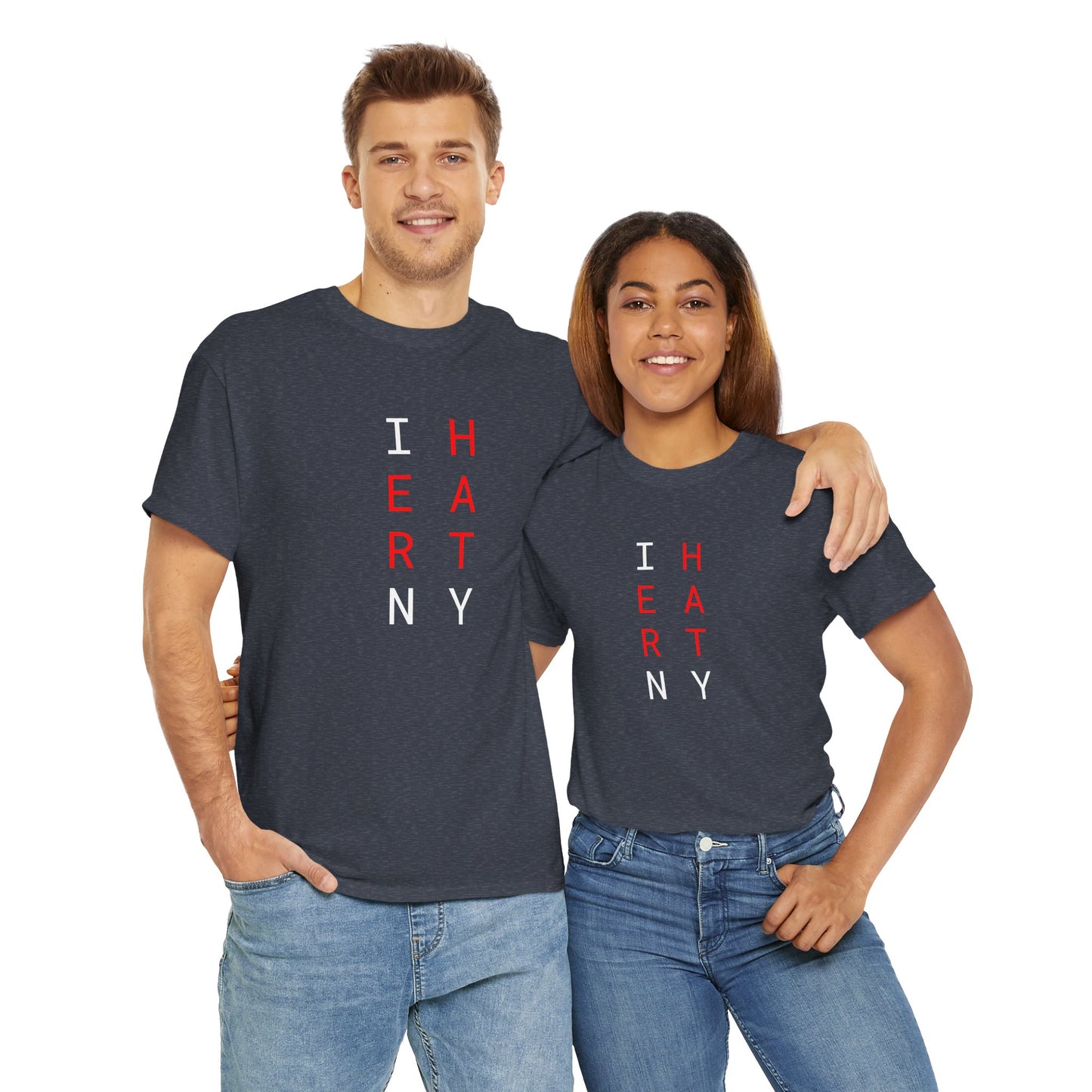 I HEART NY (2 color) - Unisex Heavy Cotton T-Shirt