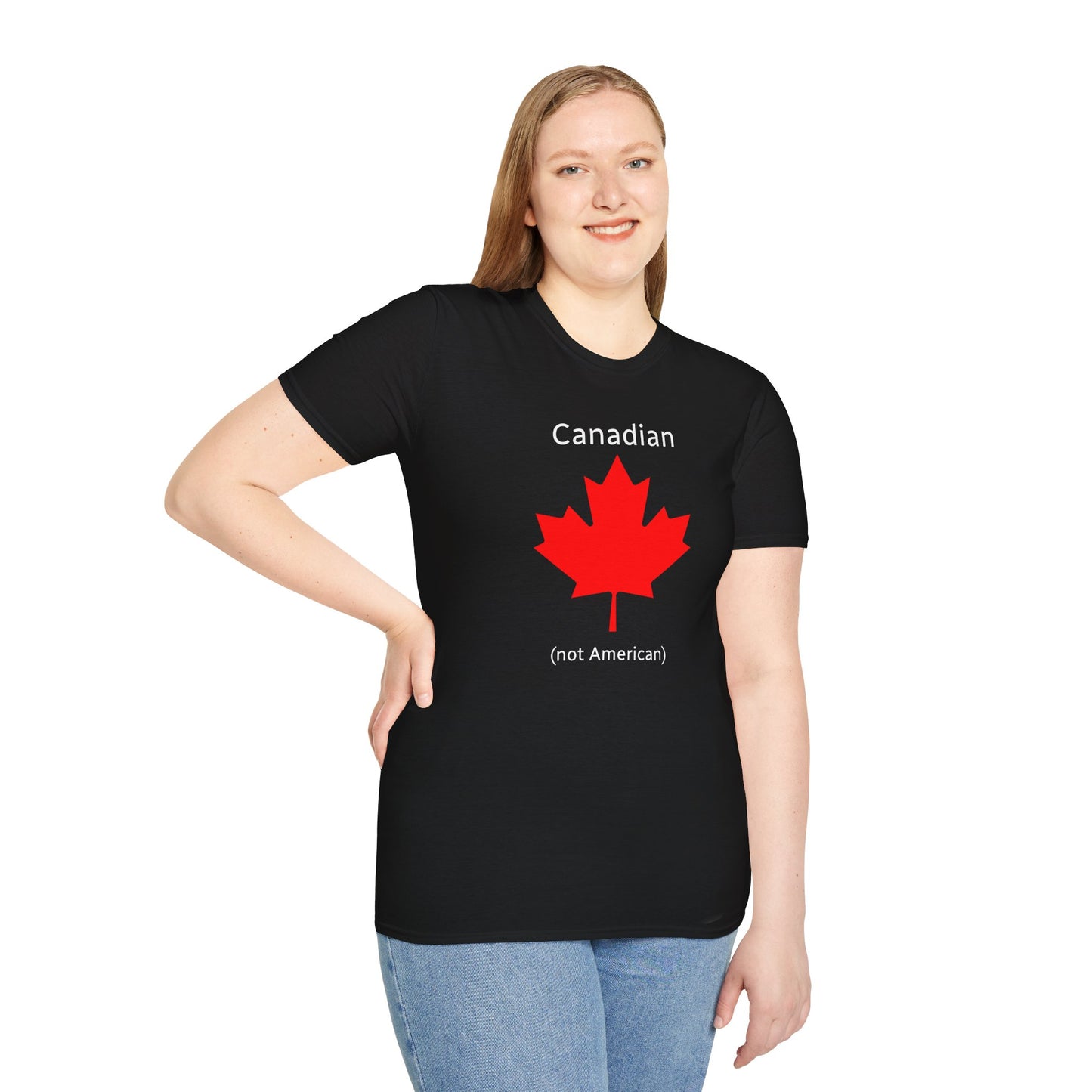 Canadian (not American) - Unisex Softstyle T-Shirt