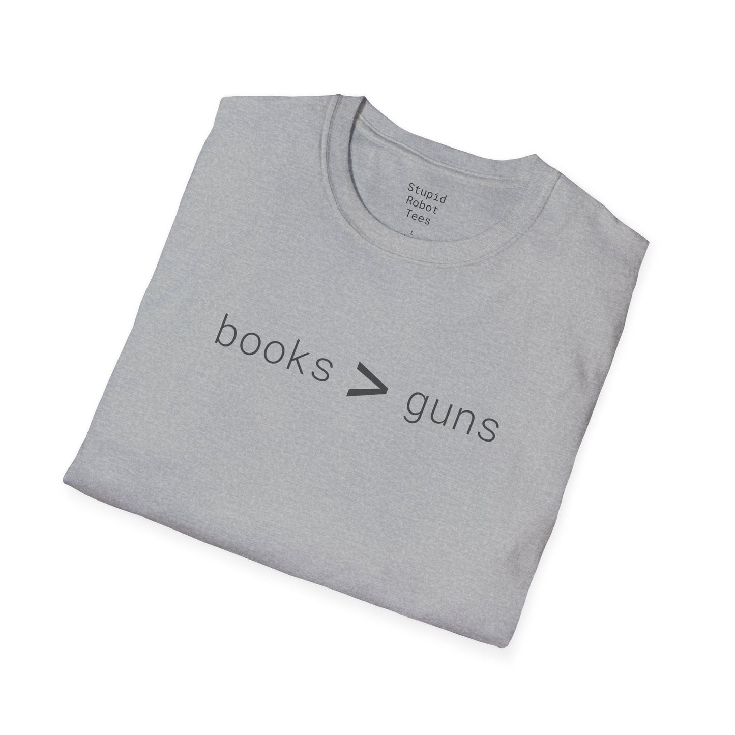 books > guns - Unisex Softstyle T-Shirt