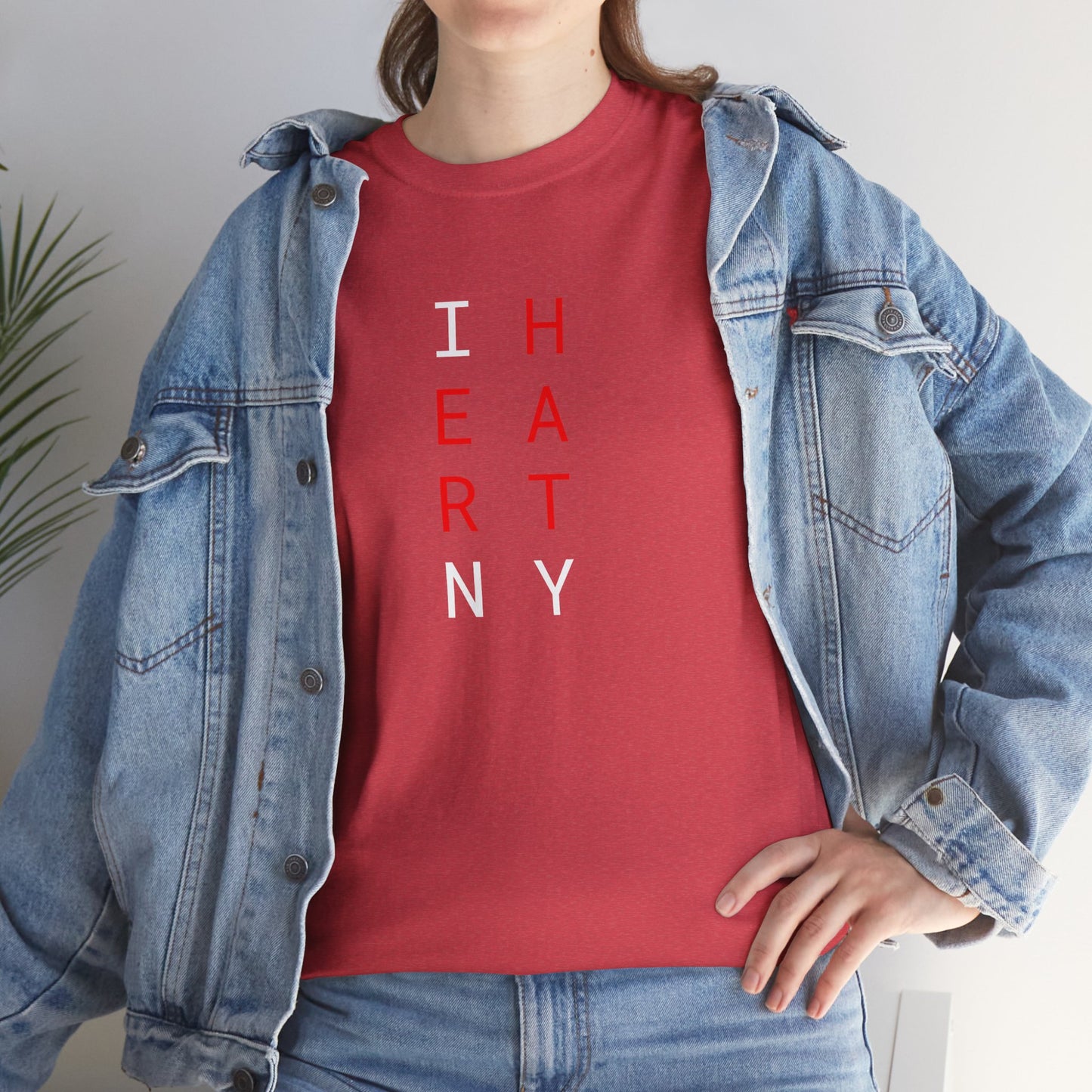 I HEART NY (2 color) - Unisex Heavy Cotton T-Shirt