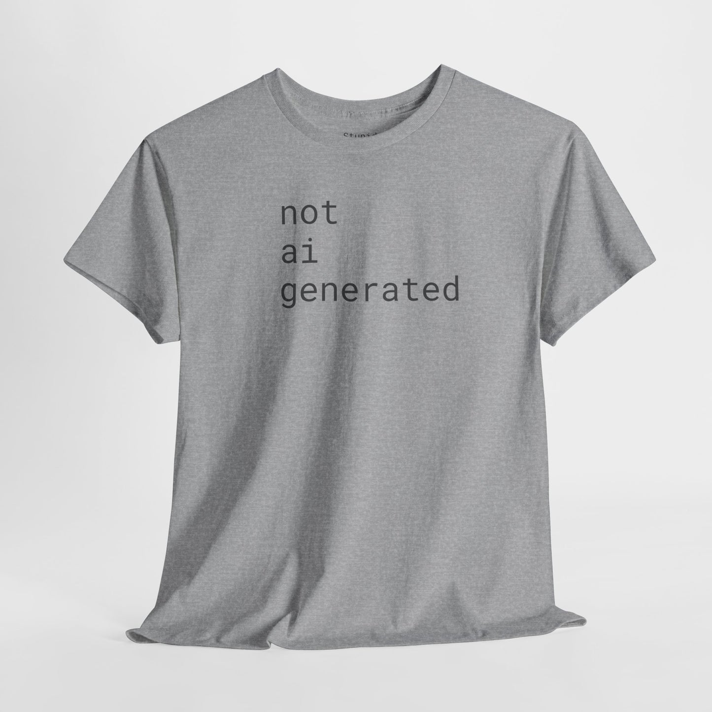 not ai generated - Unisex Heavy Cotton T-Shirt