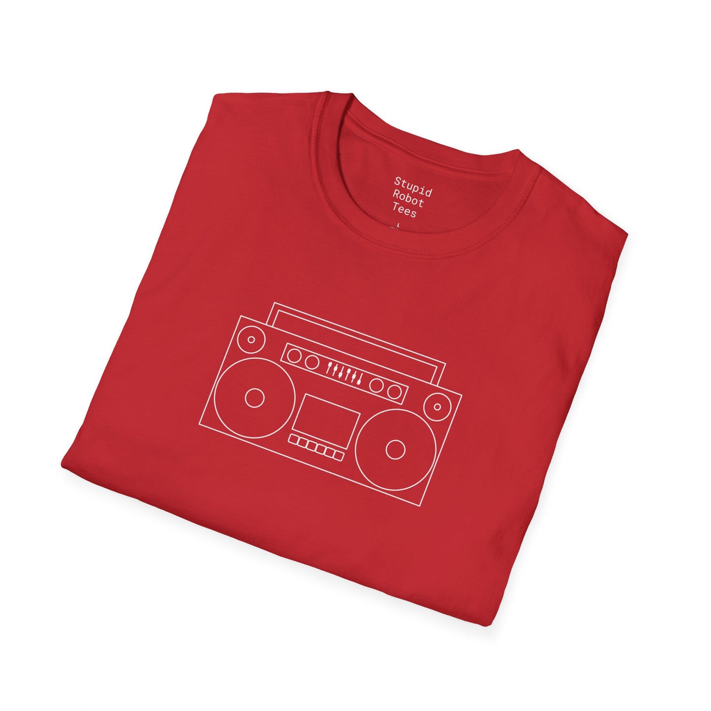 Retro Boombox - Unisex Softstyle T-Shirt