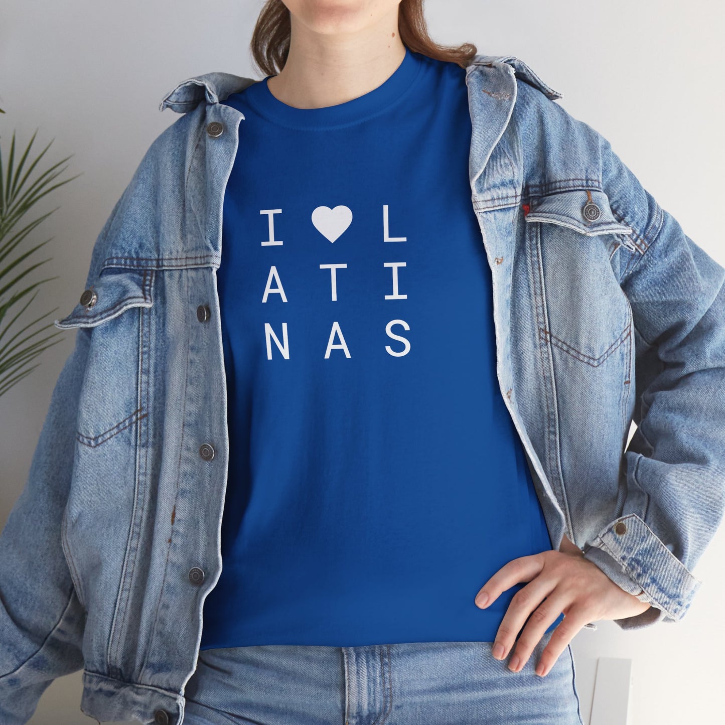 I <heart> LATINAS - Unisex Heavy Cotton T-Shirt