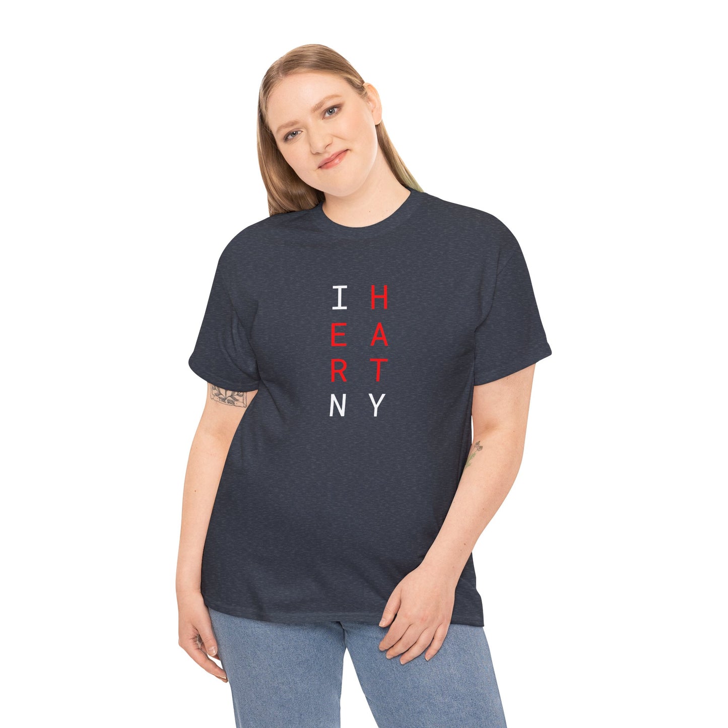 I HEART NY (2 color) - Unisex Heavy Cotton T-Shirt
