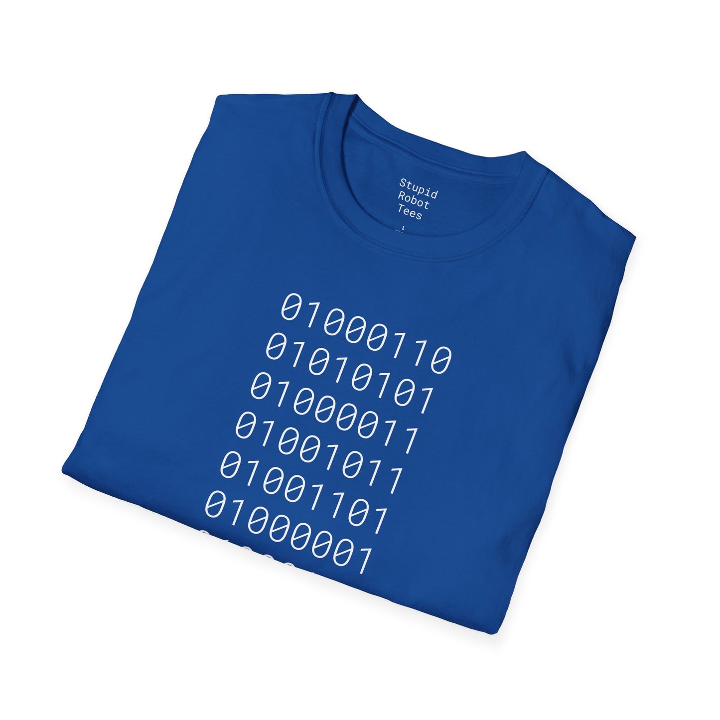 FUCK MAGA (binary) - Unisex Softstyle T-Shirt