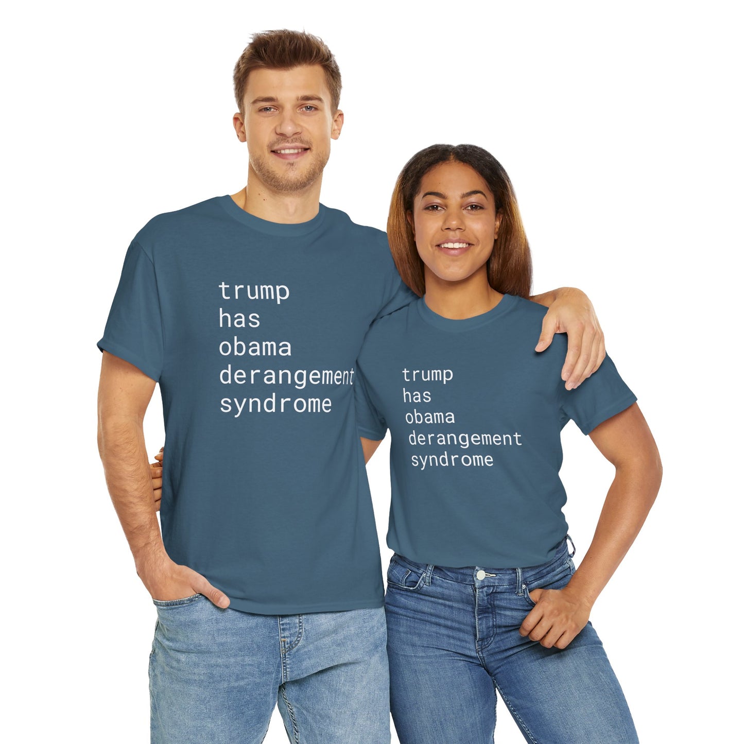 trump has obama derangement syndrome - Unisex Heavy Cotton T-Shirt