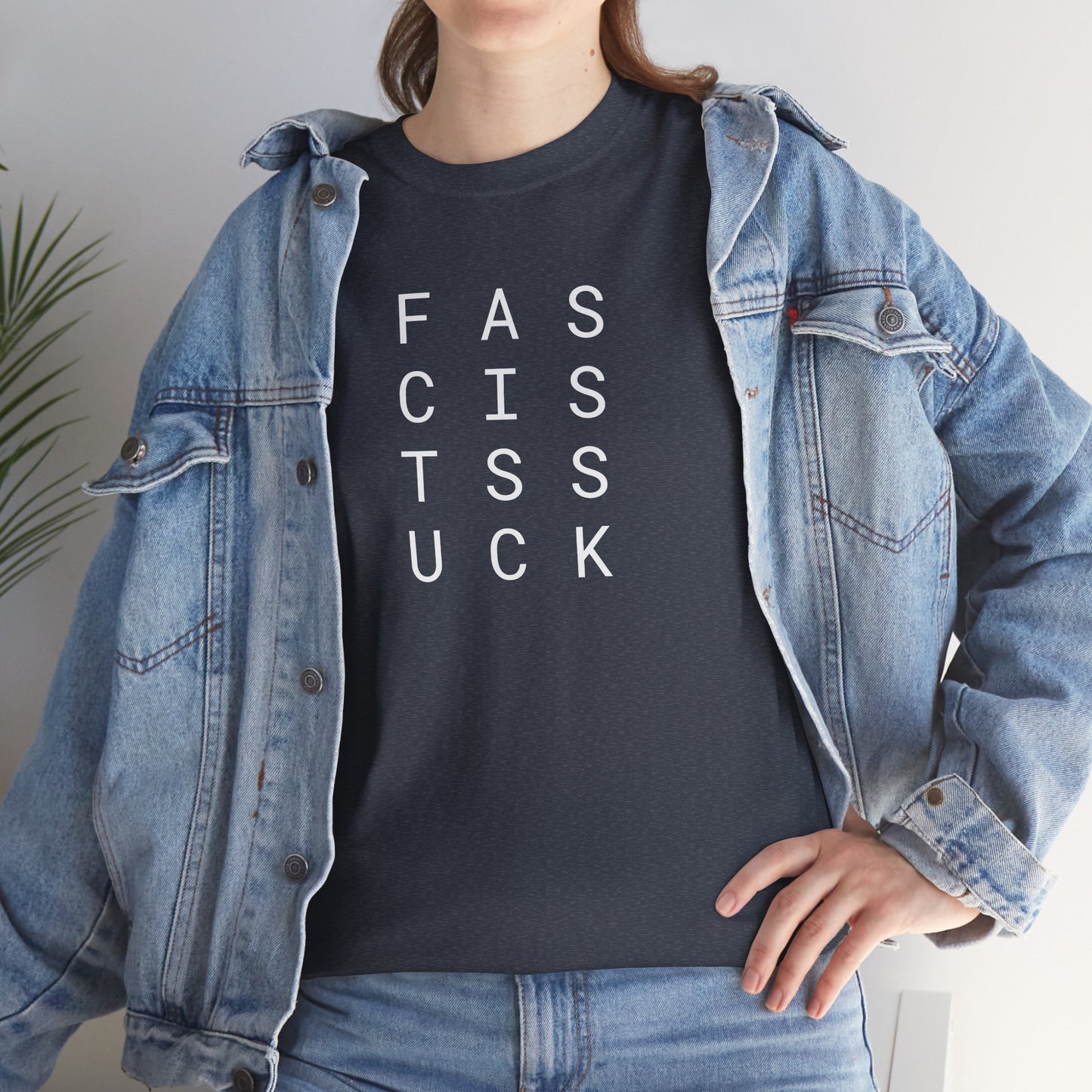 Fascists Suck - Unisex Heavy Cotton T-Shirt
