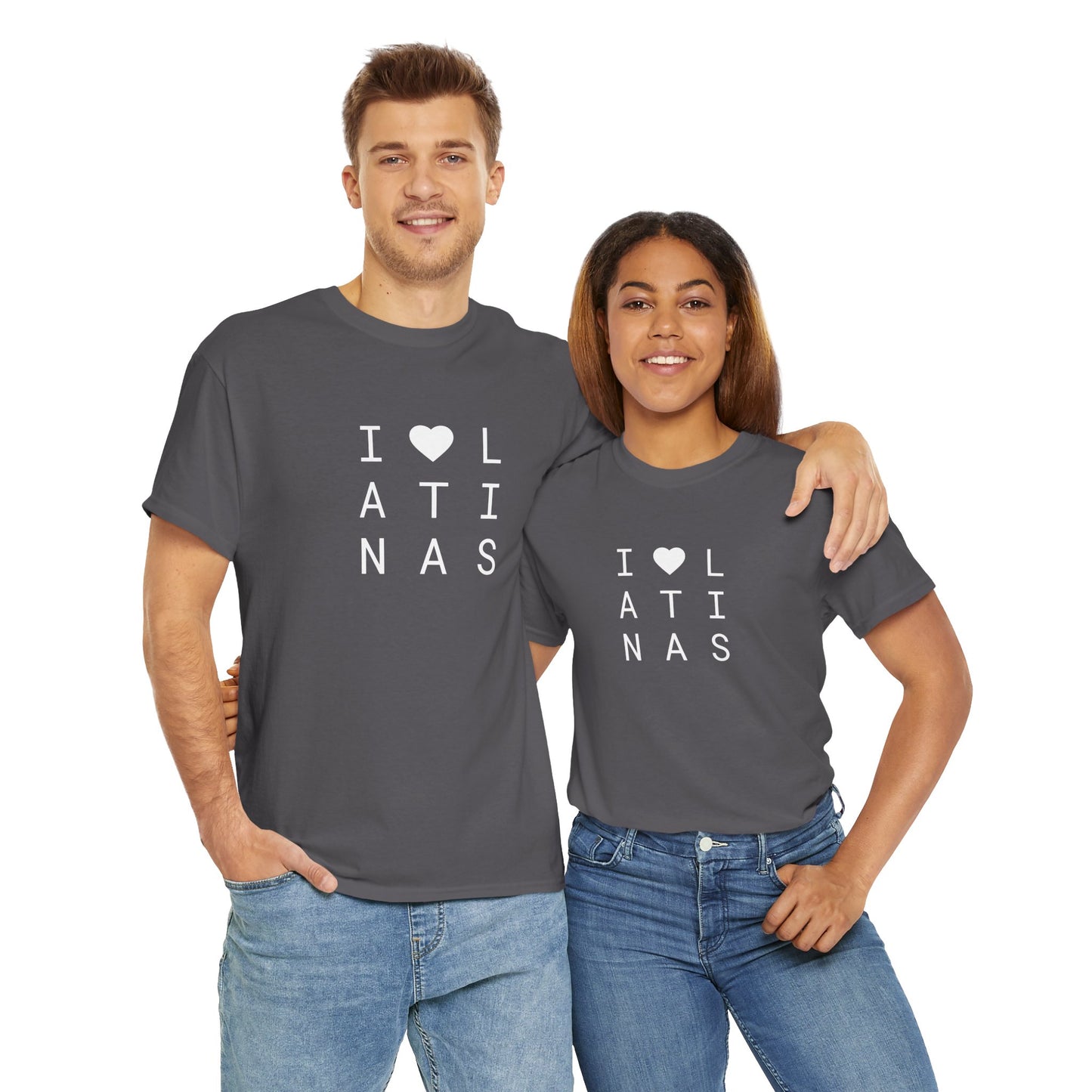 I <heart> LATINAS - Unisex Heavy Cotton T-Shirt