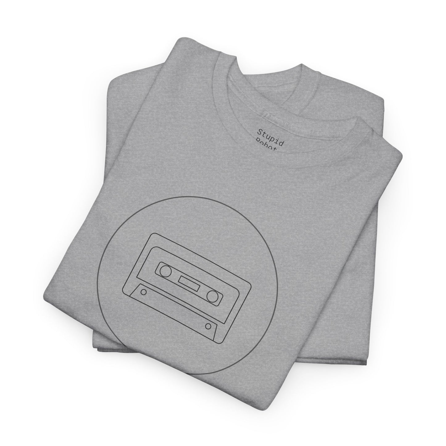 Retro Cassette Tape - Unisex Heavy Cotton T-Shirt