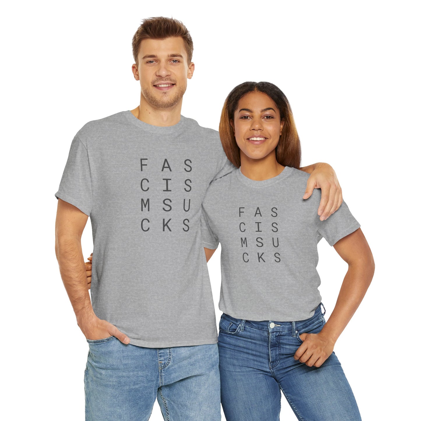 Fascism Sucks - Unisex Heavy Cotton T-Shirt