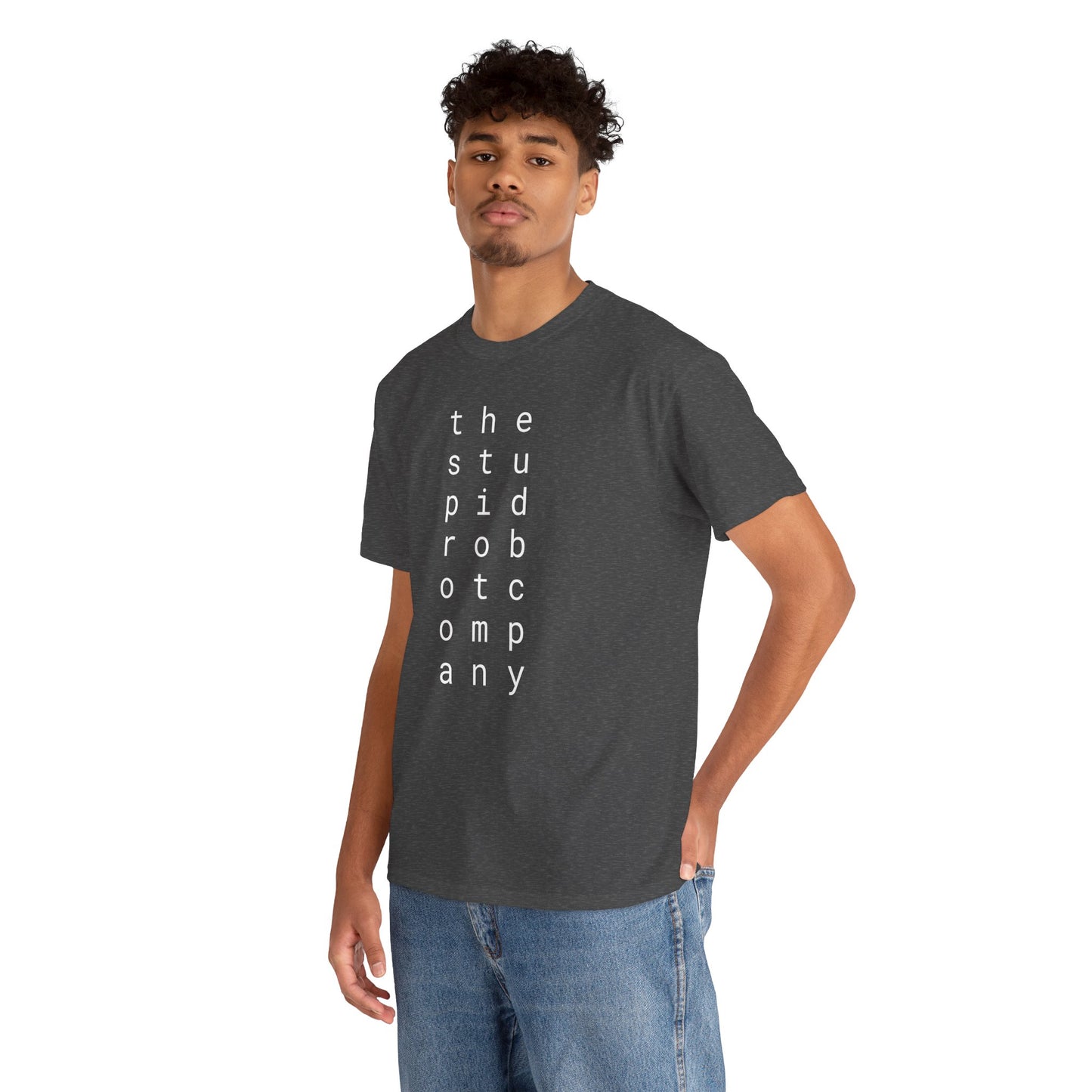 the stupid robot company - Unisex Heavy Cotton T-Shirt