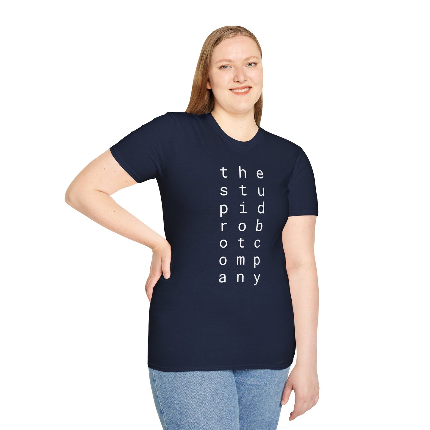 the stupid robot company - Unisex Softstyle T-Shirt